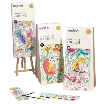 22 Páginas do Livro da Coloração da Água Mágica Livro de Desenho de Pintura, Desenho de Iluminação, Brinquedos para as Crianças de Educação infantil de Brinquedos para as Crianças Presentes