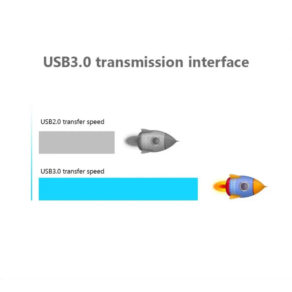 2,5 Polegadas, USB 3.0, SATA SSD Gabinete de Disco Rígido Caso a Caixa de disco rígido Adaptador para Laptop Imagem 5