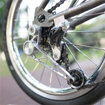 Bicicleta dobrável C, linha A linha 7speed shifter tensor para a brompton C linha shift 7V 2