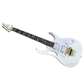 Clássico branco 7V guitarra elétrica, profissional banda de heavy metal, feito por mestres Japoneses, entrega gratuita para casa. 1