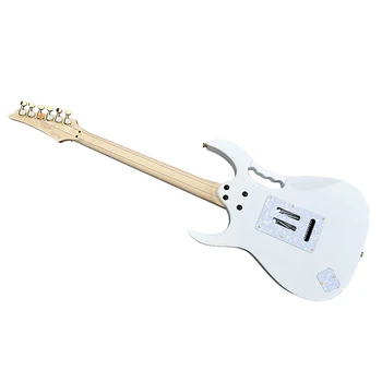 Clássico branco 7V guitarra elétrica, profissional banda de heavy metal, feito por mestres Japoneses, entrega gratuita para casa. 2