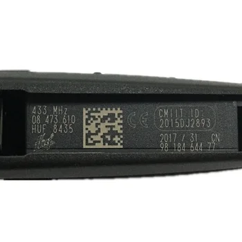 CN016034 Original 3 Botões Smart Remote Chave Para a Citroen 433 MHz Transponder HITAG AES Chip 9818464477 2