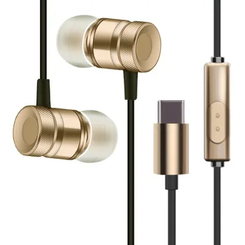 Com fios de Ouvido Bass Estéreo Tipo-c Fone de ouvido para o Google Pixel 2 3 4 5 6 7 Fones de ouvido Fone de ouvido Built-in Mic Controle de Volume