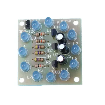 Diy kit de eletrônica LED da placa de circuito kits de DIODO emissor de luz de fabricação de componentes eletrônicos diy kit de peças de reposição estudante de Laboratório 1