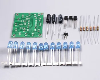 Diy kit de eletrônica LED da placa de circuito kits de DIODO emissor de luz de fabricação de componentes eletrônicos diy kit de peças de reposição estudante de Laboratório 2