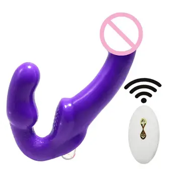 feminino adulto do sexo brinquedo de carregamento USB controle remoto sem fio 10 frequência de vibração bastão de massagem 1