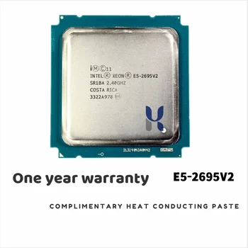 Intel Xeon E5 2695 v2 2.40 GHz 30MB 12-Core 115W LGA 2011 SR1BA E5 2695V2 de Processador do Servidor de cpu 1