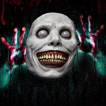 Máscara de Halloween Sorrindo Demônios Horror Máscaras de Cosplay Multi-funcional Crânio Vestido de Festa de Acessórios de Vestuário Presentes