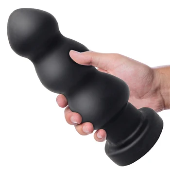 Plug anal Plug Anal com Forte ventosa Massageador de Próstata Produtos para Adultos do sexo Feminino Masturbador Anal Esferas de Brinquedos Sexuais para o Casal 1