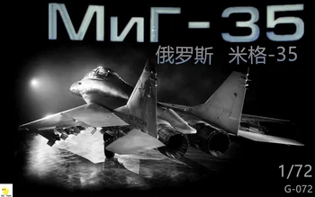Russo 1/72 MiG 35 Avião de Caça Mig-35 Modelo de Aeronave a Impressão 3D de Resina Branca Filme de Brinquedo Outros Brinquedos Hobby